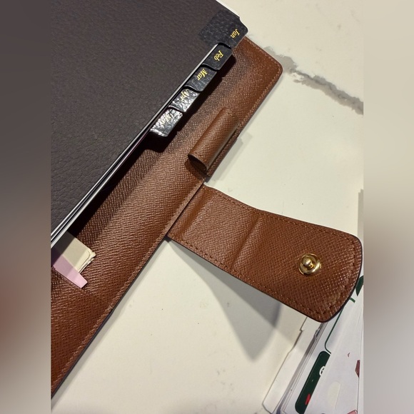 Louis Vuitton Textured Brown Monogram Agenda GM UEC with box and inserts - Picture 4 of 11